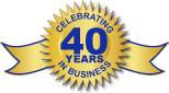 Celebrating 40 Years in Business