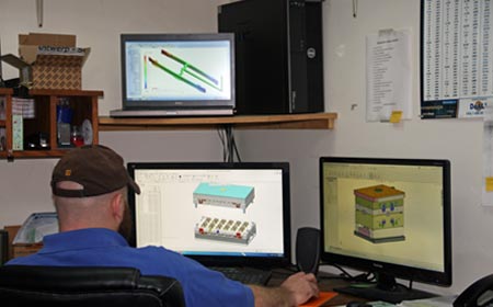 Injection mold designer using design software